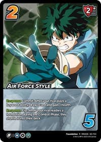 Air Force Style - UniVersus: My Hero Academia: Jet Burn - UniVersus card