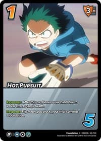 Hot Pursuit - UniVersus: My Hero Academia: Jet Burn - UniVersus card