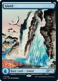 Island (1400) - Secret Lair Drop Series - Magic: The Gathering card