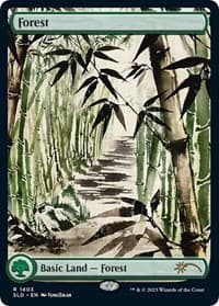 Forest (1403) - Secret Lair Drop Series - Magic: The Gathering card