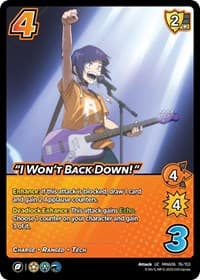 "I Won't Back Down!" - UniVersus: My Hero Academia: Jet Burn - UniVersus card