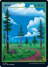 Forest (1472) - Secret Lair Drop Series - Magic: The Gathering card