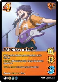 "My Heart is Set" - UniVersus: My Hero Academia: Jet Burn - UniVersus card