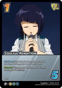 Soulful Rendition - UniVersus: My Hero Academia: Jet Burn - UniVersus card