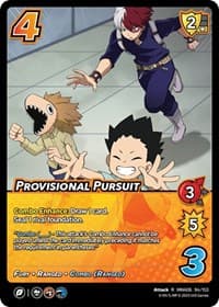 Provisional Pursuit - UniVersus: My Hero Academia: Jet Burn - UniVersus card