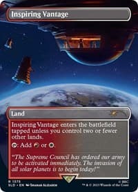 Inspiring Vantage (1375) - Secret Lair Drop Series - Magic: The Gathering card