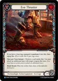 Evo Thruster - Bright Lights - Flesh and Blood TCG card