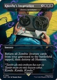 Knowby's Incantation - Zombie Apocalypse - Secret Lair Drop Series - Magic: The Gathering card