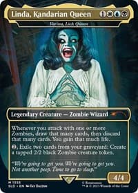 Linda, Kandarian Queen - Varina, Lich Queen - Secret Lair Drop Series - Magic: The Gathering card