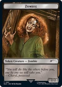 Zombie Token - Secret Lair Drop Series - Magic: The Gathering card