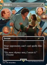Silence (1445) - Secret Lair Drop Series - Magic: The Gathering card