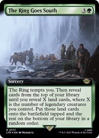 The Ring Goes South (Extended Art) (Surge Foil) - Universes Beyond: The Lord of the Rings: Tales of Middle-earth - Magic: The Gathering card
