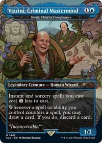 Vizzini, Criminal Mastermind - Baral, Chief of Compliance - Secret Lair Drop Series - Magic: The Gathering card