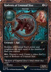 Rodents of Unusual Size - Pack Rat - Secret Lair Drop Series - Magic: The Gathering card