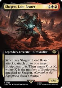 Shagrat, Loot Bearer (Extended Art) (Surge Foil) - Universes Beyond: The Lord of the Rings: Tales of Middle-earth - Magic: The Gathering card