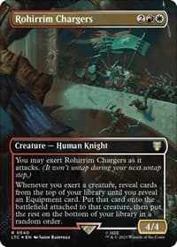 Rohirrim Chargers (Borderless) (Surge Foil) - Commander: The Lord of the Rings: Tales of Middle-earth - Magic: The Gathering card
