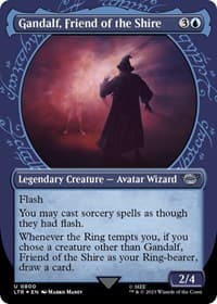 Gandalf, Friend of the Shire (Showcase) (Surge Foil) - Universes Beyond: The Lord of the Rings: Tales of Middle-earth - Magic: The Gathering card