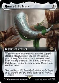 Horn of the Mark (Extended Art) (Surge Foil) - Universes Beyond: The Lord of the Rings: Tales of Middle-earth - Magic: The Gathering card