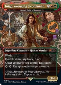 Inigo, Avenging Swordsman - Samut, Voice of Dissent - Secret Lair Drop Series - Magic: The Gathering card