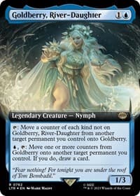 Goldberry, River-Daughter (Extended Art) (Surge Foil) - Universes Beyond: The Lord of the Rings: Tales of Middle-earth - Magic: The Gathering card