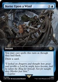 Borne Upon a Wind (Extended Art) (Surge Foil) - Universes Beyond: The Lord of the Rings: Tales of Middle-earth - Magic: The Gathering card