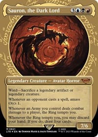Sauron, the Dark Lord (Showcase) (Surge Foil) - Universes Beyond: The Lord of the Rings: Tales of Middle-earth - Magic: The Gathering card