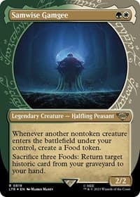 Samwise Gamgee (Showcase) (Surge Foil) - Universes Beyond: The Lord of the Rings: Tales of Middle-earth - Magic: The Gathering card