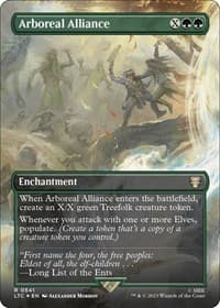 Arboreal Alliance (Borderless) (Surge Foil) - Commander: The Lord of the Rings: Tales of Middle-earth - Magic: The Gathering card
