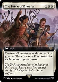 The Battle of Bywater (Extended Art) (Surge Foil) - Universes Beyond: The Lord of the Rings: Tales of Middle-earth - Magic: The Gathering card