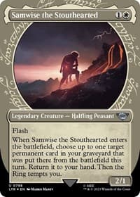 Samwise the Stouthearted (Showcase) (Surge Foil) - Universes Beyond: The Lord of the Rings: Tales of Middle-earth - Magic: The Gathering card