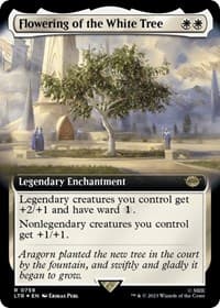 Flowering of the White Tree (Extended Art) (Surge Foil) - Universes Beyond: The Lord of the Rings: Tales of Middle-earth - Magic: The Gathering card