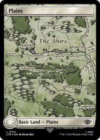Plains (0714) (Surge Foil) - Universes Beyond: The Lord of the Rings: Tales of Middle-earth - Magic: The Gathering card
