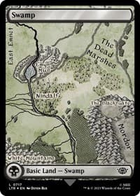 Swamp (0717) (Surge Foil) - Universes Beyond: The Lord of the Rings: Tales of Middle-earth - Magic: The Gathering card