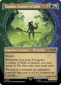Legolas, Counter of Kills (Showcase) (Surge Foil) - Universes Beyond: The Lord of the Rings: Tales of Middle-earth - Magic: The Gathering card
