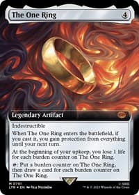 The One Ring (Extended Art) (Surge Foil) - Universes Beyond: The Lord of the Rings: Tales of Middle-earth - Magic: The Gathering card