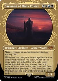 Saruman of Many Colors (Showcase) (Surge Foil) - Universes Beyond: The Lord of the Rings: Tales of Middle-earth - Magic: The Gathering card