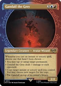 Gandalf the Grey (Showcase) (Surge Foil) - Universes Beyond: The Lord of the Rings: Tales of Middle-earth - Magic: The Gathering card