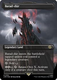 Barad-dur (0751) (Borderless) (Surge Foil) - Universes Beyond: The Lord of the Rings: Tales of Middle-earth - Magic: The Gathering card