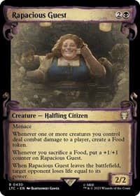Rapacious Guest (Showcase Scrolls) - Commander: The Lord of the Rings: Tales of Middle-earth - Magic: The Gathering card