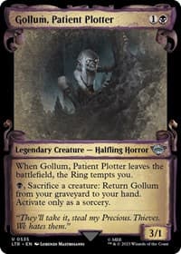 Gollum, Patient Plotter (Showcase Scrolls) - Universes Beyond: The Lord of the Rings: Tales of Middle-earth - Magic: The Gathering card