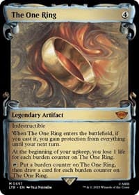 The One Ring (Showcase Scrolls) - Universes Beyond: The Lord of the Rings: Tales of Middle-earth - Magic: The Gathering card