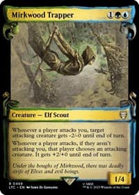 Mirkwood Trapper (Showcase Scrolls) - Commander: The Lord of the Rings: Tales of Middle-earth - Magic: The Gathering card