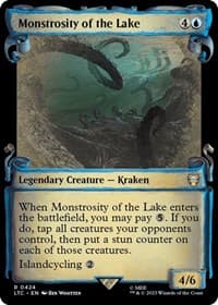 Monstrosity of the Lake (Showcase Scrolls) - Commander: The Lord of the Rings: Tales of Middle-earth - Magic: The Gathering card