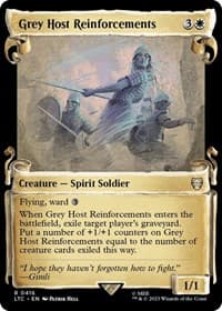Grey Host Reinforcements (Showcase Scrolls) - Commander: The Lord of the Rings: Tales of Middle-earth - Magic: The Gathering card