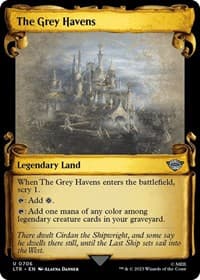 The Grey Havens (Showcase Scrolls) - Universes Beyond: The Lord of the Rings: Tales of Middle-earth - Magic: The Gathering card