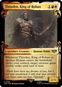 Theoden, King of Rohan (Showcase Scrolls) - Universes Beyond: The Lord of the Rings: Tales of Middle-earth - Magic: The Gathering card