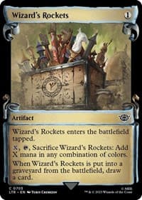Wizard's Rockets (Showcase Scrolls) - Universes Beyond: The Lord of the Rings: Tales of Middle-earth - Magic: The Gathering card