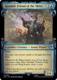 Gandalf, Friend of the Shire (Showcase Scrolls) - Universes Beyond: The Lord of the Rings: Tales of Middle-earth - Magic: The Gathering card