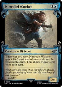 Nimrodel Watcher (Showcase Scrolls) - Universes Beyond: The Lord of the Rings: Tales of Middle-earth - Magic: The Gathering card