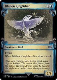 Ithilien Kingfisher (Showcase Scrolls) - Universes Beyond: The Lord of the Rings: Tales of Middle-earth - Magic: The Gathering card